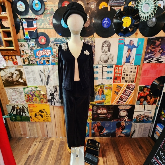 🎼Vintage 1950s Peachbloom Velour Rolled Brim Hat🖤 - Picture 10 of 10